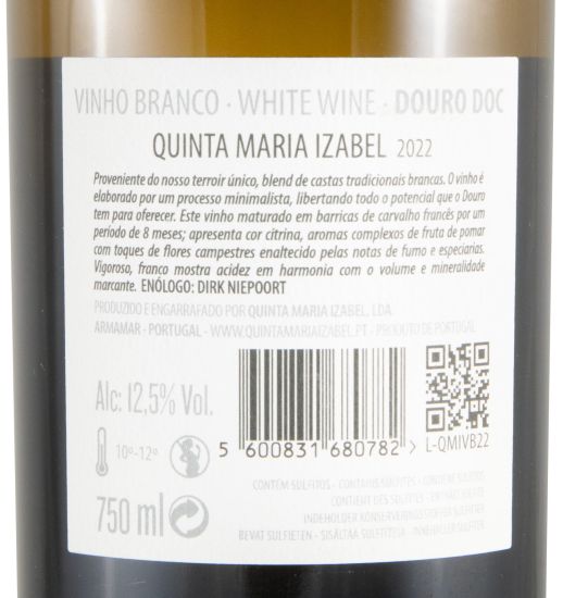 2022 Quinta Maria Izabel branco