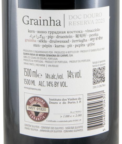 2023 Quinta Nova Grainha Reserva tinto 1,5L