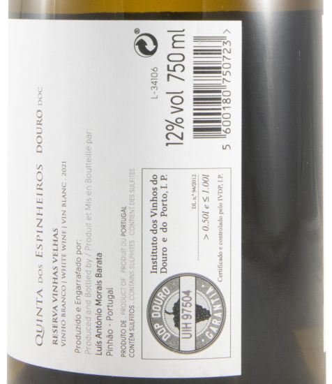 2021 Quinta dos Espinheiros Vinhas Velhas Reserva white