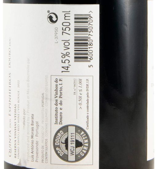 2022 Quinta dos Espinheiros Vinhas Velhas Reserva tinto