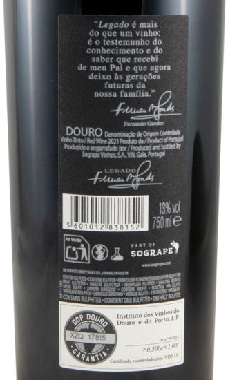 2021 Legado tinto