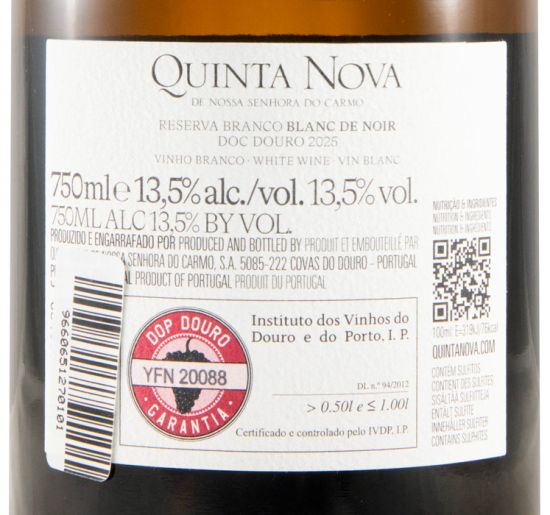 2025 Quinta Nova Blanc de Noir Reserva branco