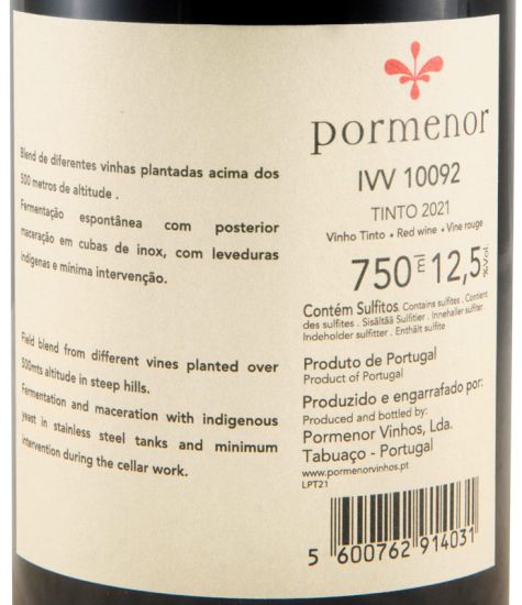 2021 Pormenor tinto