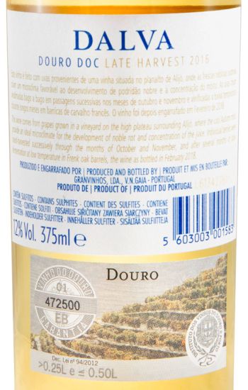 2016 Dalva Colheita Tardia branco 37,5cl