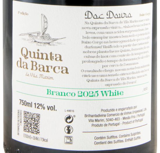 2025 Quinta da Barca Arinto white