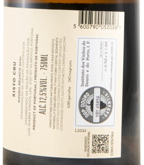 2024 Xisto Cru branco