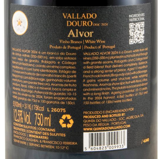 2024 Vallado Alvor white
