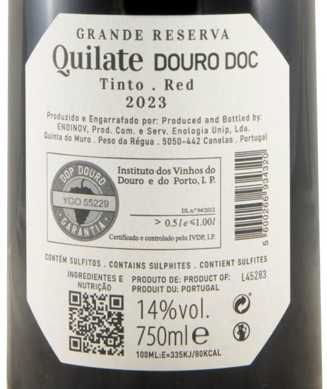 2023 Quilate Grande Reserva tinto