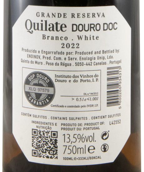 2022 Quilate Grande Reserva branco