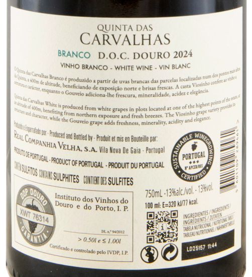 2024 Quinta das Carvalhas branco