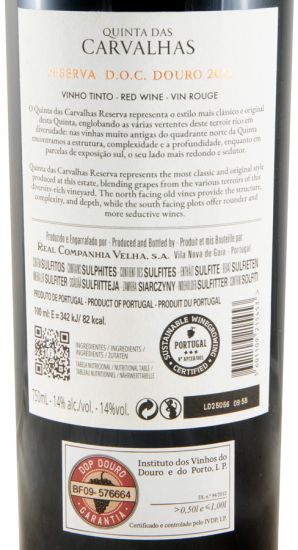 2023 Quinta das Carvalhas Reserva tinto
