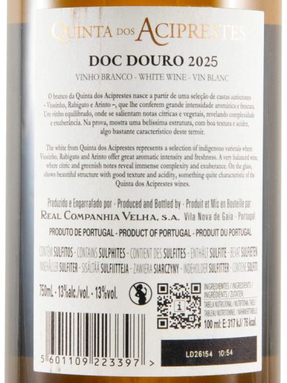 2025 Quinta dos Aciprestes white