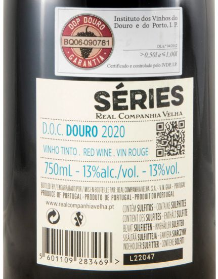 2020 Real Companhia Velha Séries Baga red