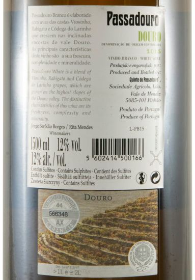2015 Passadouro branco 1,5L