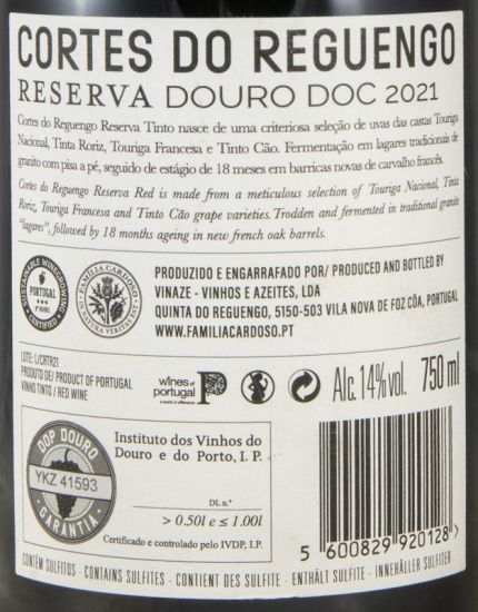 2021 Cortes do Reguengo Reserva tinto