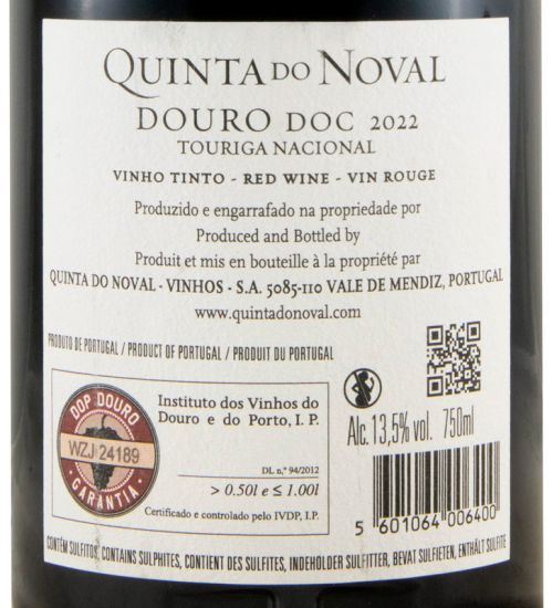 2022 Quinta do Noval Touriga Nacional tinto