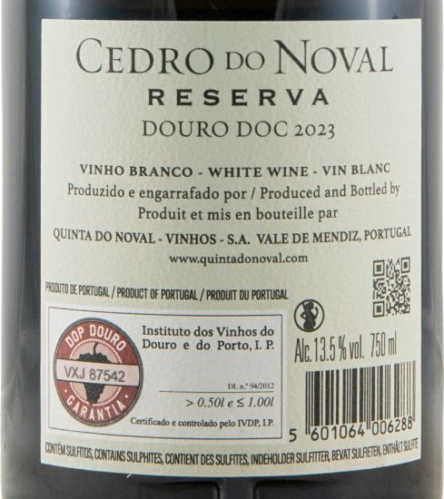 2023 Cedro do Noval Reserva branco