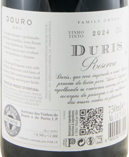 2024 Duris Reserva tinto