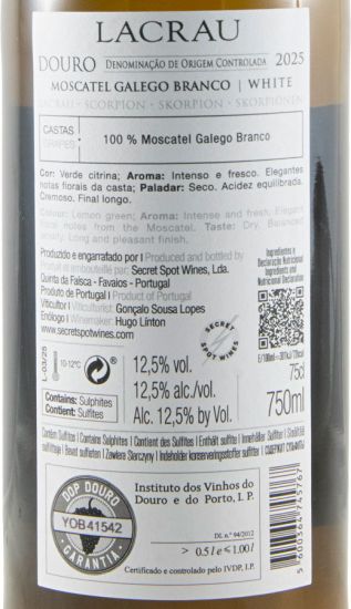 2025 Lacrau Moscatel Galego branco