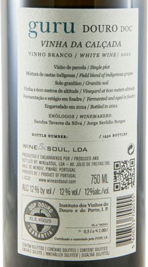 2022 Wine & Soul Guru Vinha da Calçada branco