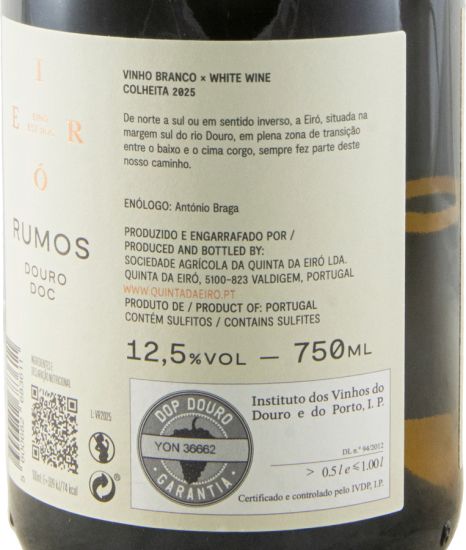 2025 Quinta da Eiró Rumos Colheita white