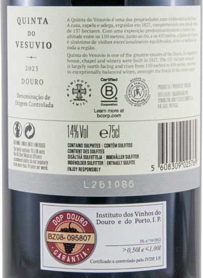 2023 Quinta do Vesuvio tinto