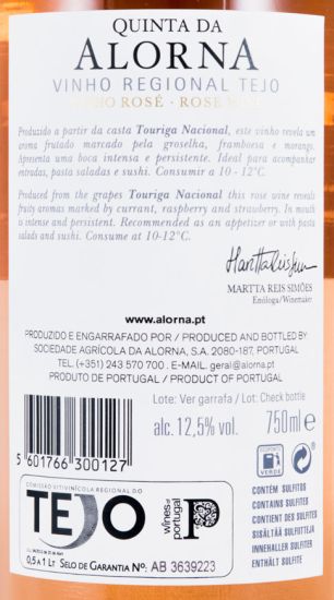 2017 Quinta da Alorna Touriga rosé
