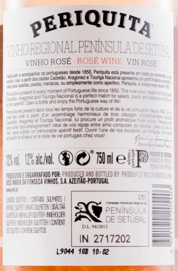 2018 José Maria da Fonseca Periquita rosé