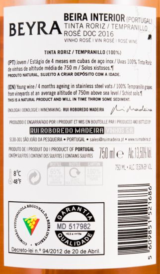 2016 Beyra rosé