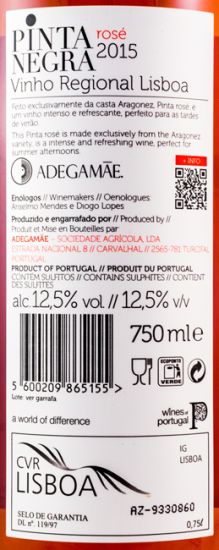 2015 Pinta Negra rosé