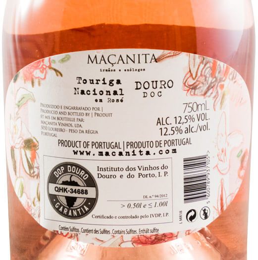2018 Maçanita Touriga Nacional em Rosé Douro rosé
