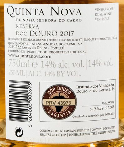 2017 Quinta Nova Reserva rosé