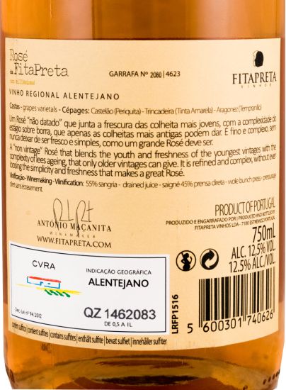 António Maçanita Rosé da Fita Preta Non Millésimme rosé
