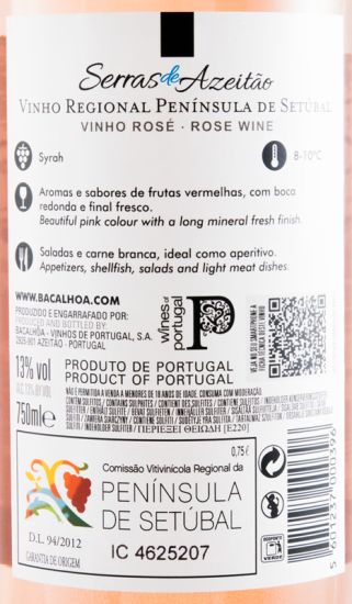 2017 Serras de Azeitão rosé
