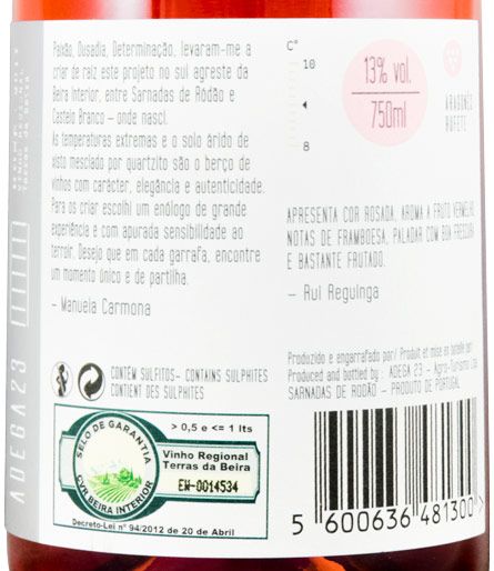 2017 Adega 23 rosé