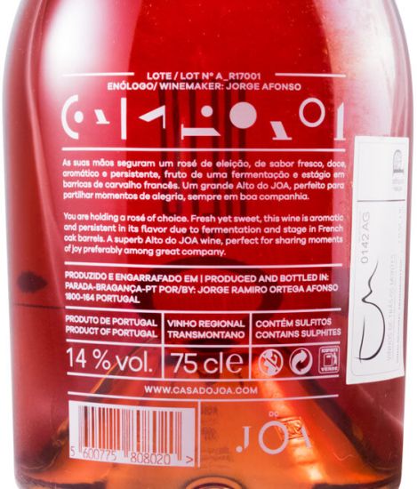 2017 Alto do Joa rosé