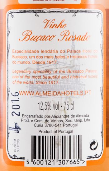 2016 Buçaco Reservado rosé