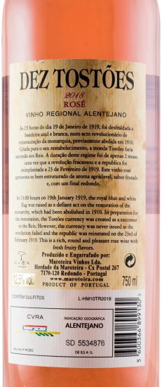 2018 Herdade da Maroteira Dez Tostões rosé