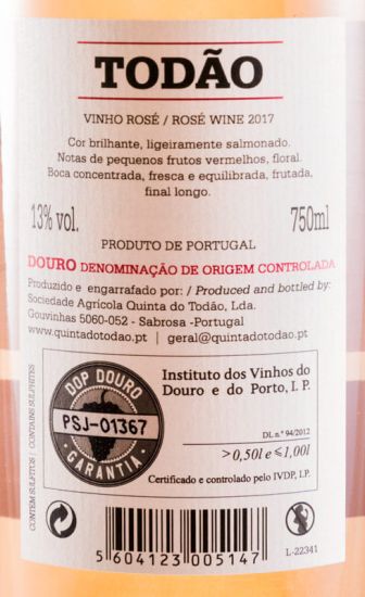 2017 Quinta do Todão rosé