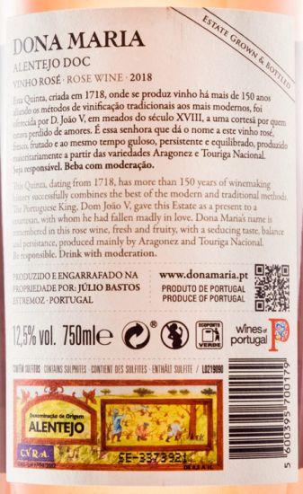 2018 Júlio Bastos Dona Maria rosé