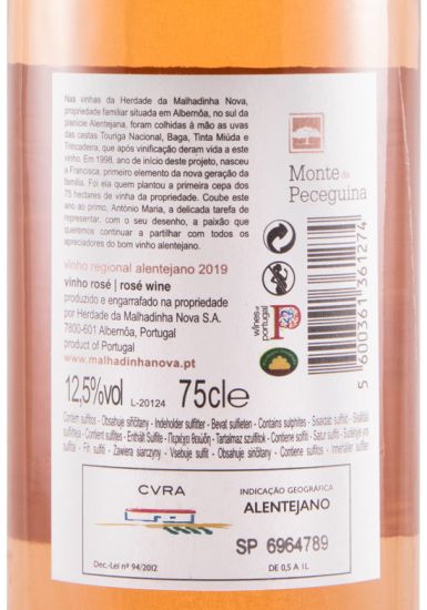 2019 Monte da Peceguina rosé