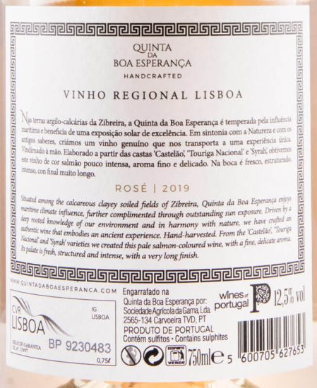 2019 Quinta da Boa Esperança rosé