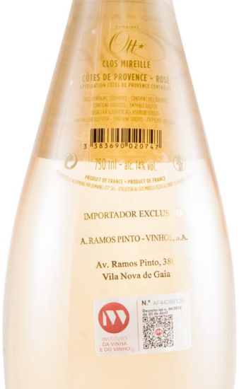 2019 Domaines Ott Clos Mireille Côtes de Provence rosé