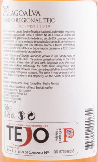 2019 Quinta da Lagoalva rosé