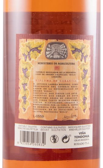 2010 López de Heredia Viña Tondonia Gran Reserva Rioja rosé