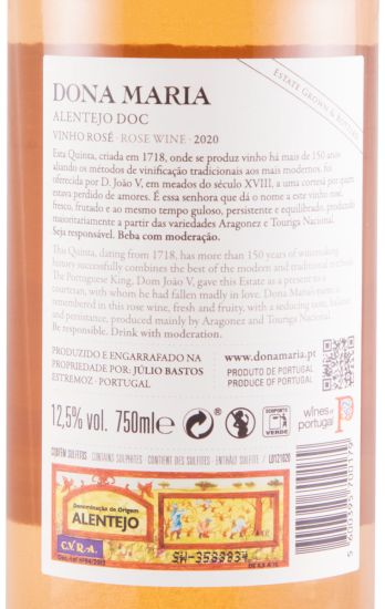 2020 Júlio Bastos Dona Maria rosé