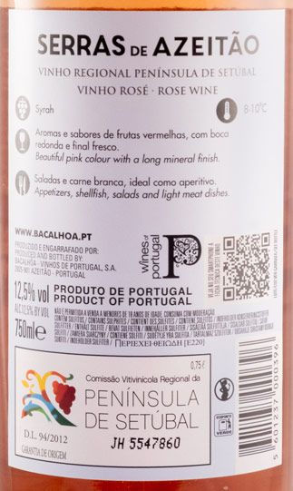 2020 Serras de Azeitão rosé