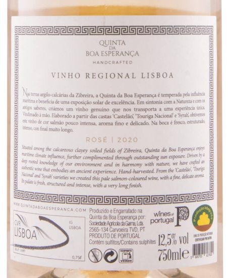 2020 Quinta da Boa Esperança rosé