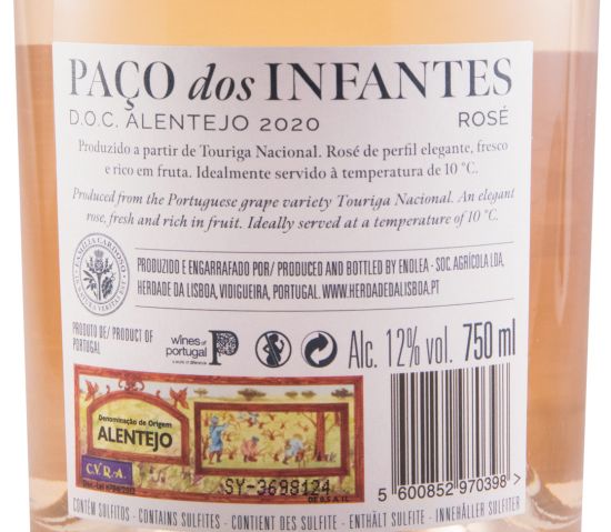 2020 Herdade da Lisboa Paço dos Infantes Touriga Nacional rosé