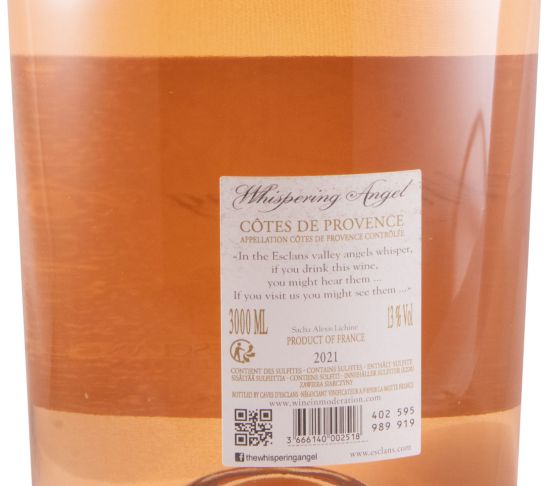 2021 Château d'Esclans Whispering Angel Côtes de Provence rosé 3L